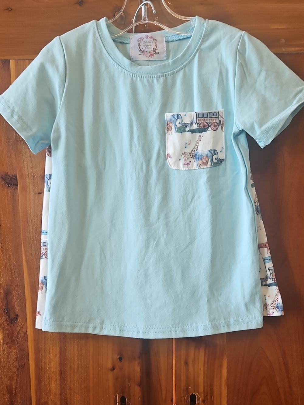 Kids Zoo Print Short Set